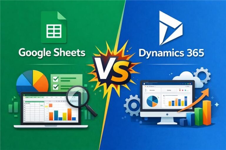 Google Sheets vs Dynamics 365